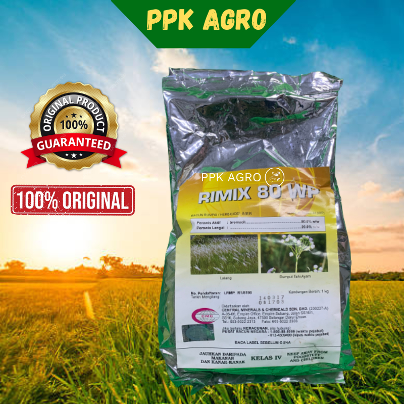 1KG RIMIX 80WP CMC Racun Rumput bromacil 80WP , Rumpai Sambau, Rumput ...