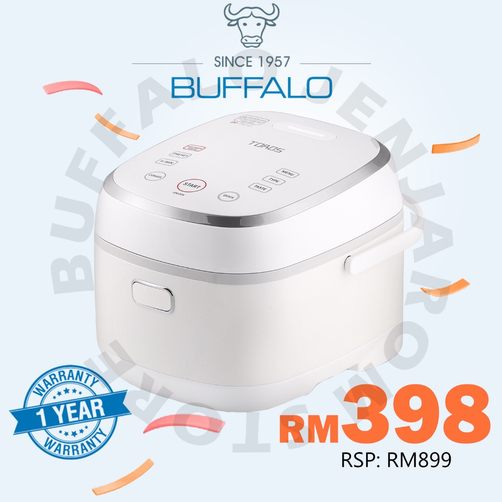 [READY STOCK] BUFFALO TOROS 1.8L IH Ferrum Rice Cooker with Non-stick ...