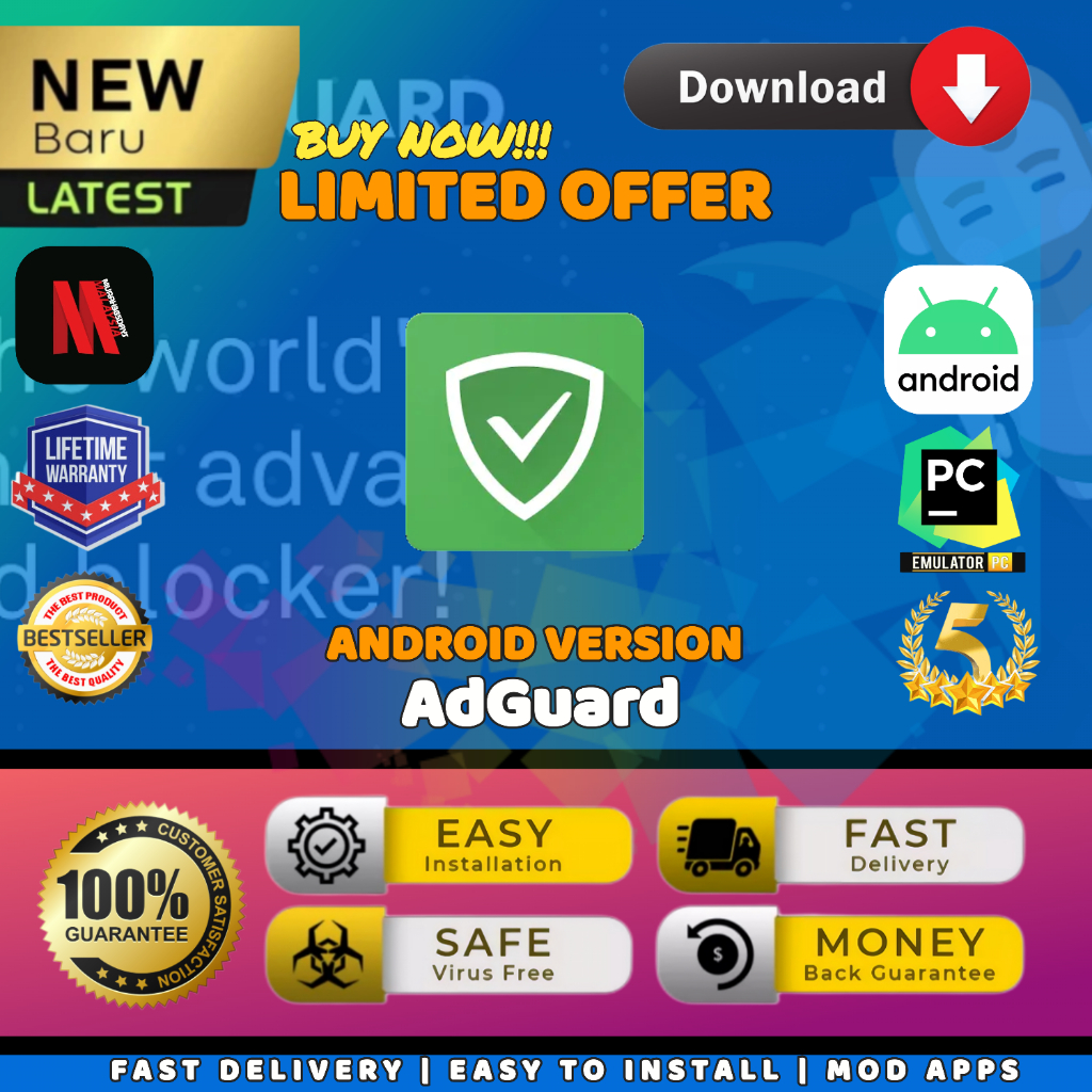 🔥Buy Time🔥 Free Gifts 2 in 1 Apps & AdGuard