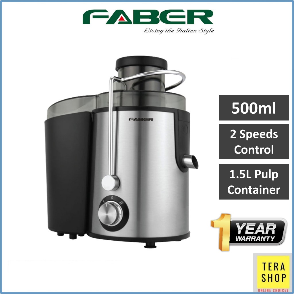 Faber FJE9480 500ml Juice Extractor 2 Speeds Control Shopee Malaysia