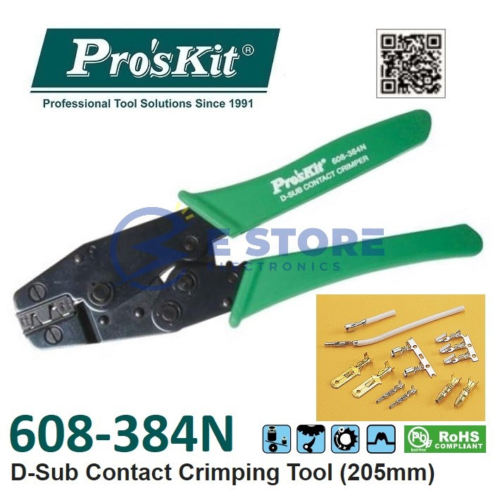 Pro'sKit 608-384N D-Sub Contact Crimping Tool - Taiwan | Shopee Malaysia