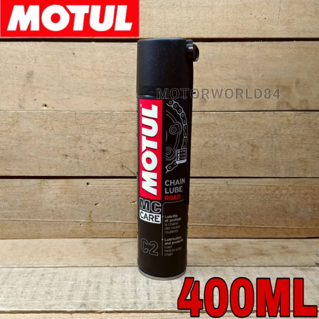 CHAIN LUBE ROAD MOTUL C2 150ML 400ML MC CARE SPRAY MOTOR CHAINLUCE