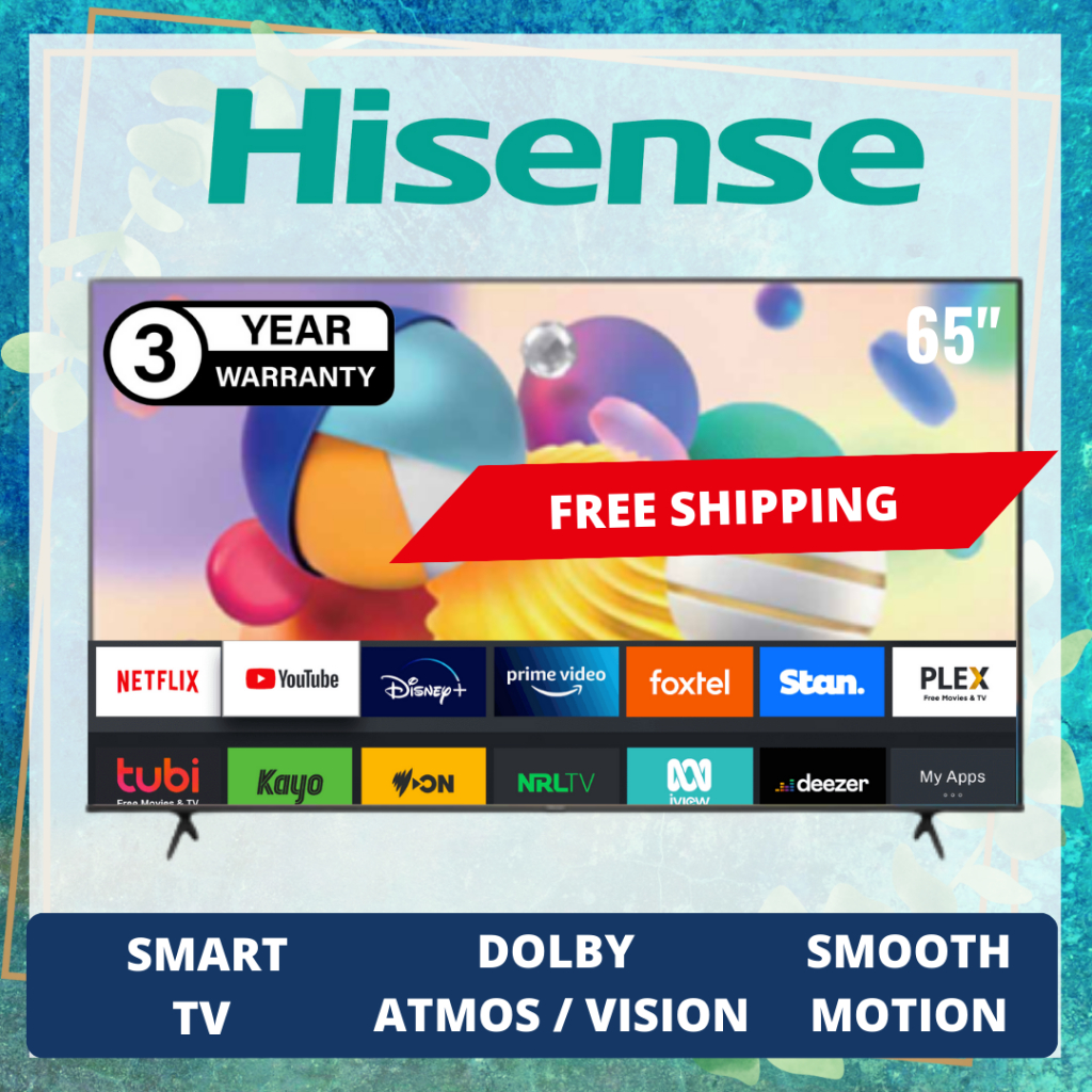 FREE SHIPPING 】 Hisense 4K Smart UHD LED TV (43