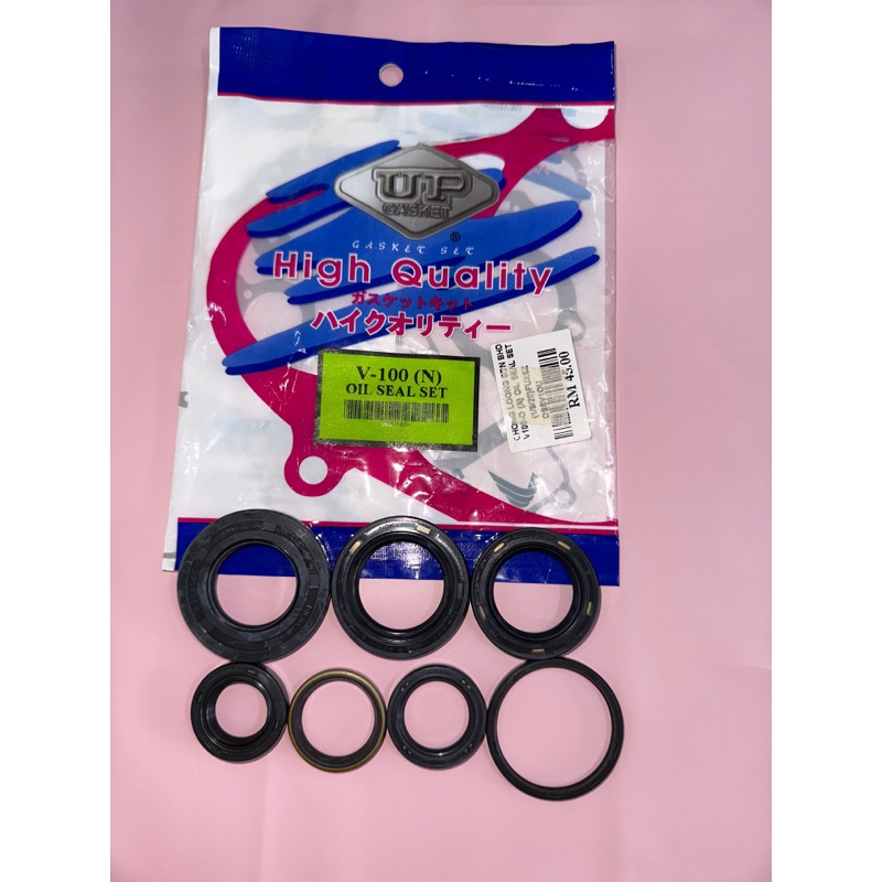 SUZUKI V100 NEW OIL SEAL SET SUZUKI V100 OVERHAUL ENGINE OIL SEAL