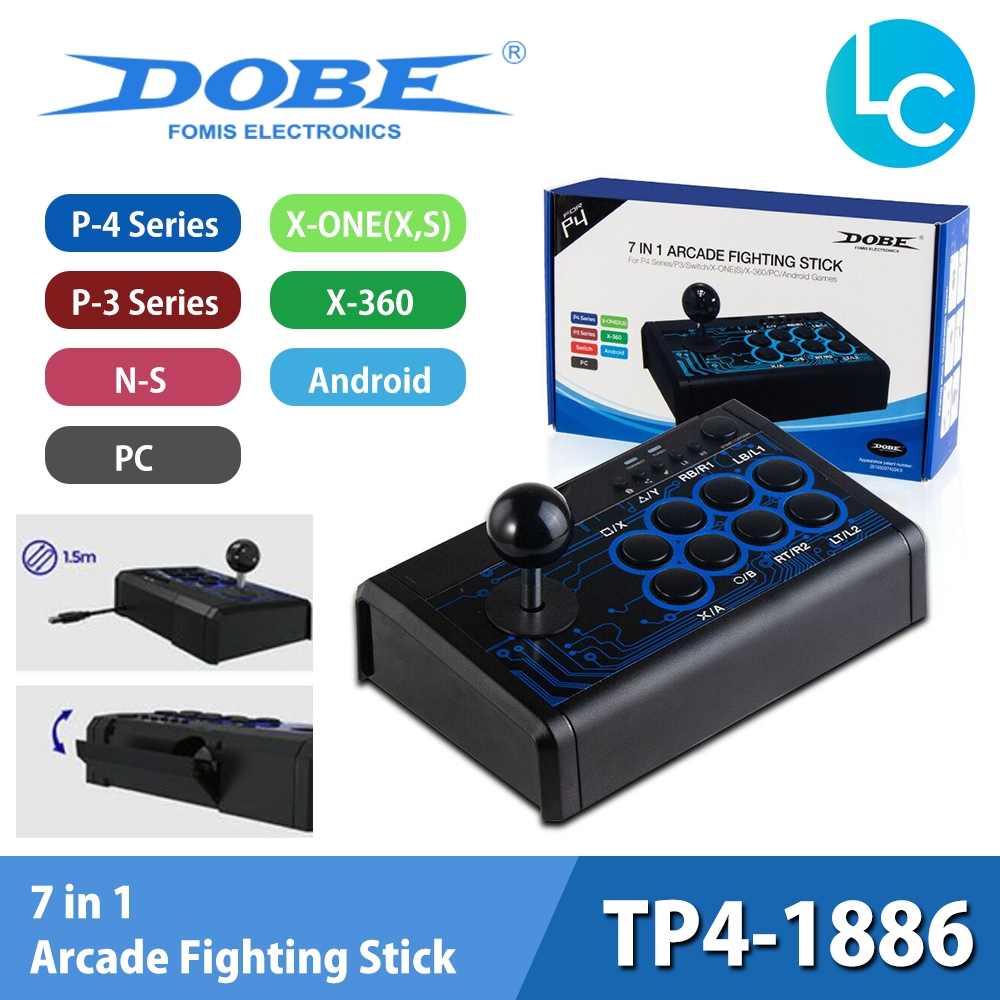 Arcade Stick Fight Joystick for PS3 / PS4 / XBOX ONE 360 / PC / Android /  Switch