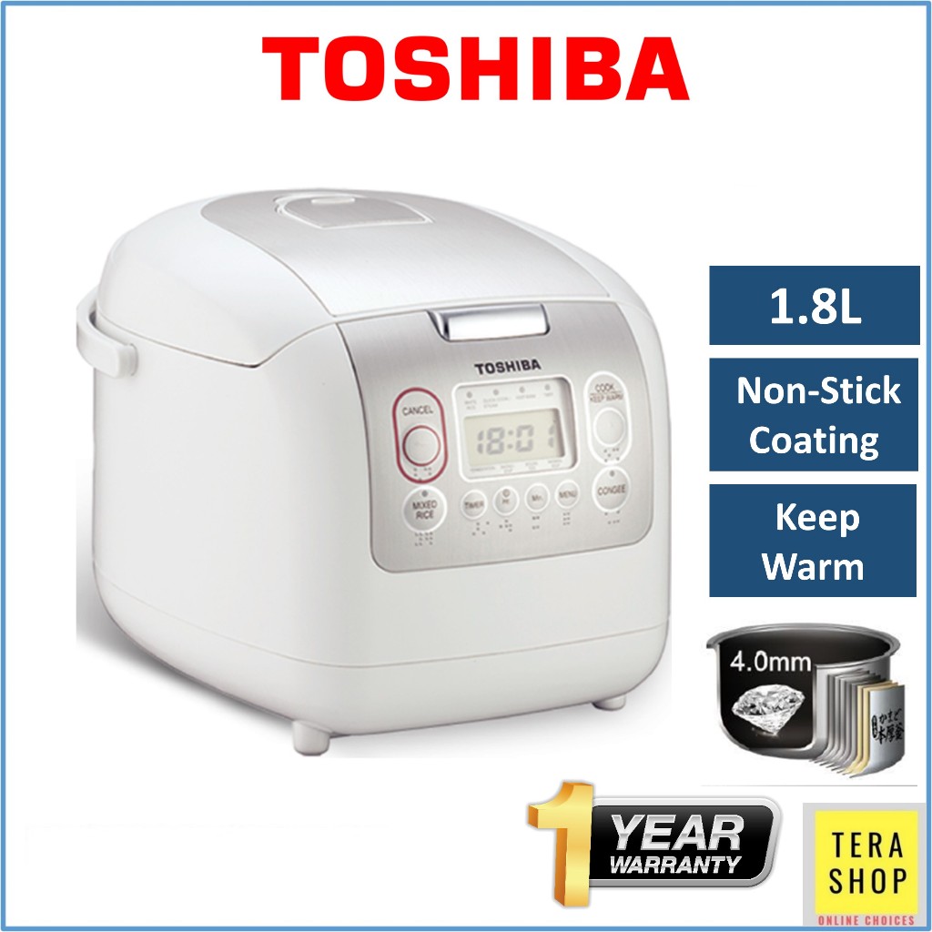 Toshiba 18NMFIM Rice Cooker 4MM Pot 1.8L 电饭煲 Periuk Nasi 万能锅 | Shopee ...