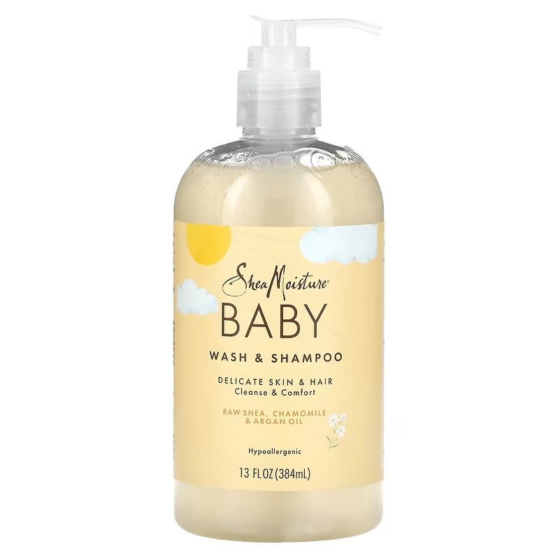 SheaMoisture Baby Wash & Shampoo With Frankincense & Myrrh 384ml