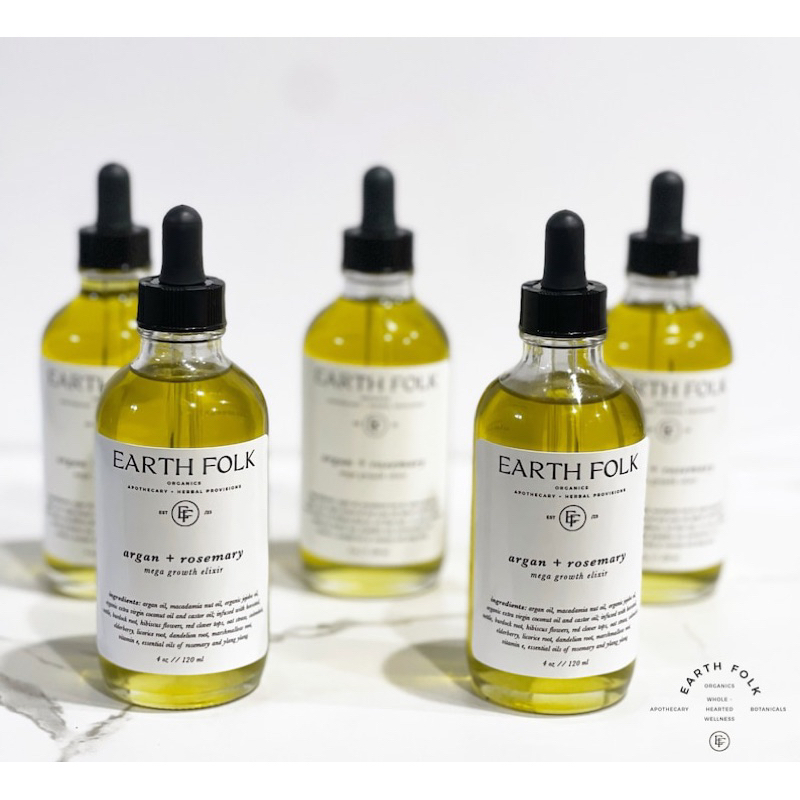 Rosemary Extreme Hair Growth Oil Argan + Rosemary Mega Growth Elixir
