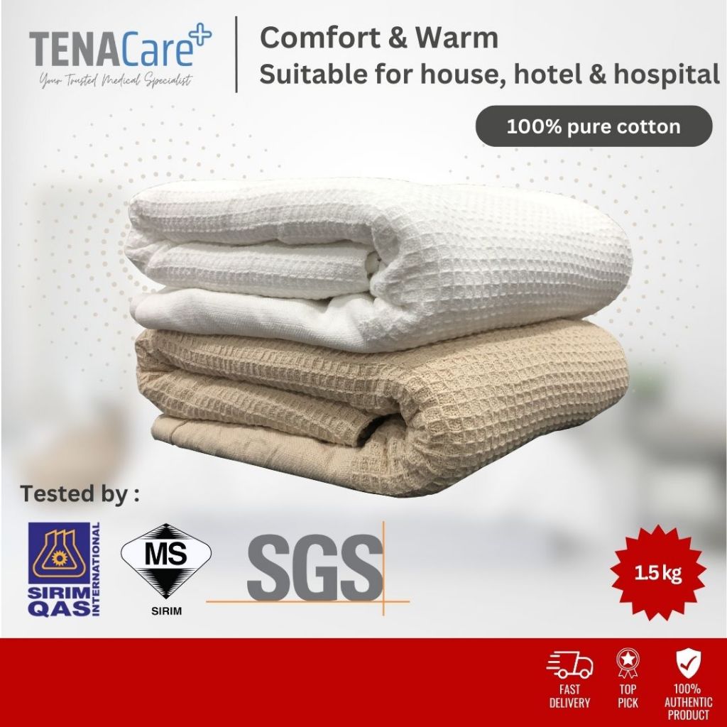 Hospital Thermal Blanket / Selimut Hospital (100 Cotton