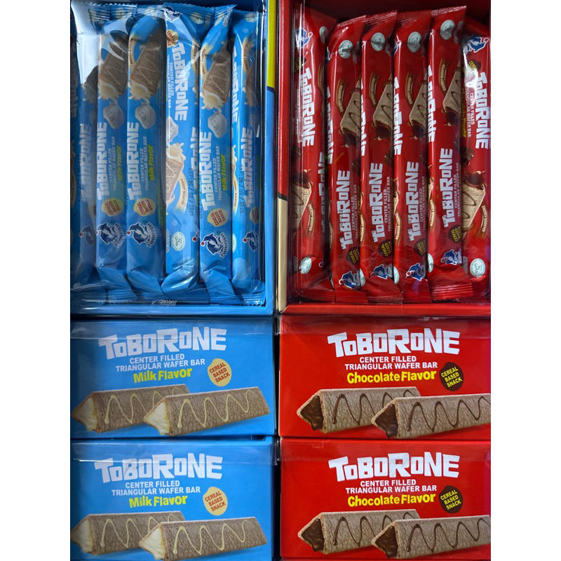 Twinfish Toborone Center Filled Triangular Wafer Bar 30pcs | Shopee ...