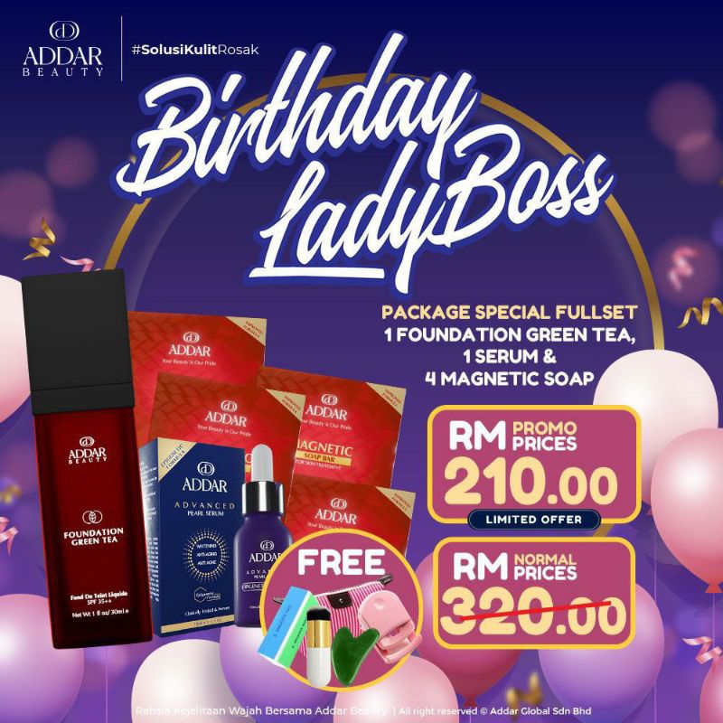 ADDAR BEAUTY FULL SET ( READY STOCK) | Shopee Malaysia