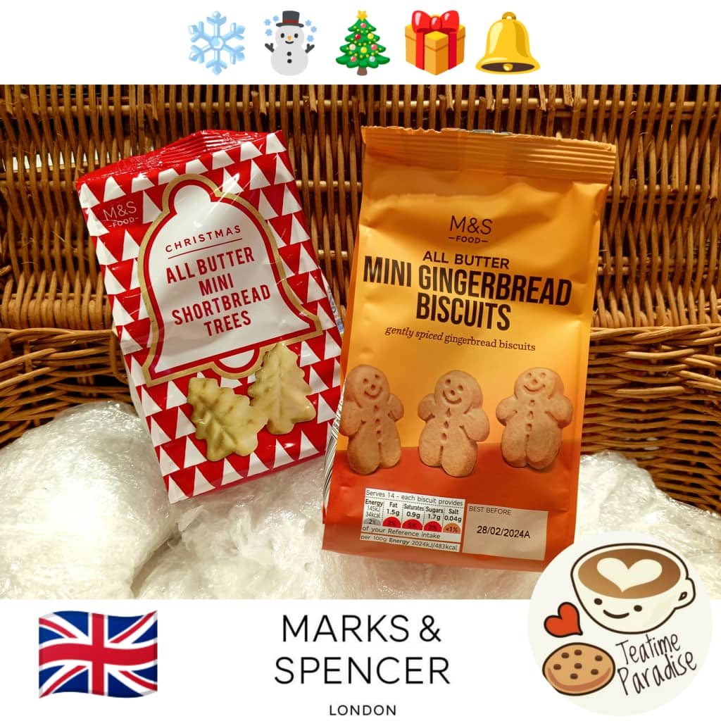 [🎅Christmas🤶] Marks & Spencer (M&S) All Butter Mini Shortbread Tree