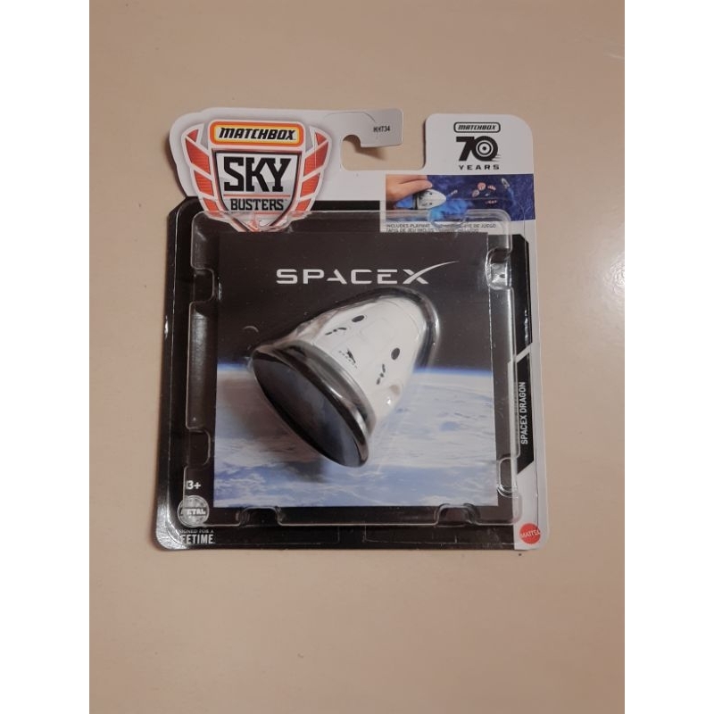 Matchbox Spacex Dragon Sky Busters Nasa Capsula Ma0 | Cuotas sin interés