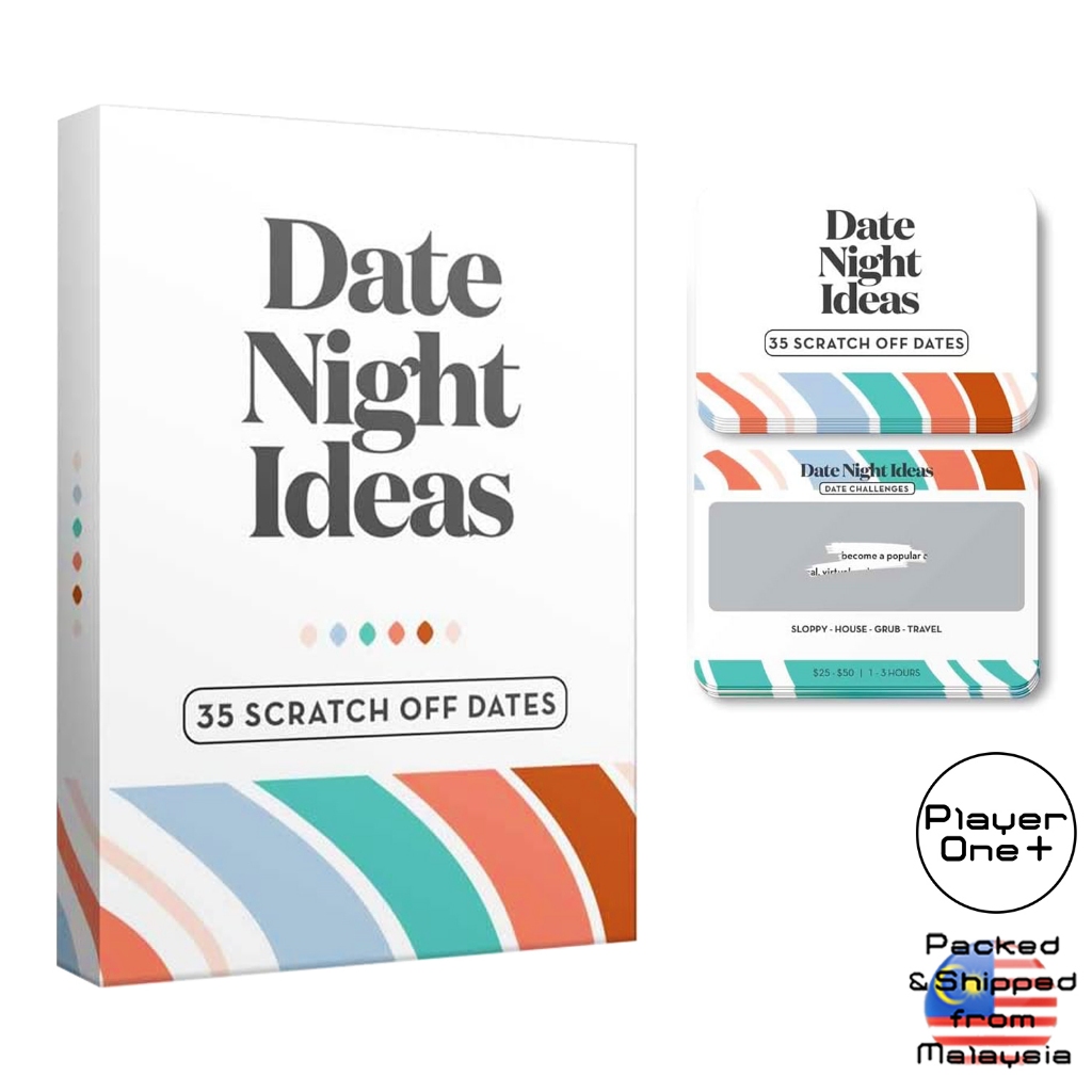 Date Night Ideas Scratch Off Card Game Romantic Games Fun Couple Games |  Shopee Malaysia