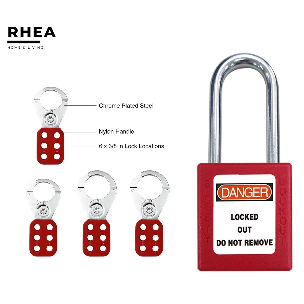 Lockout Tagout Safety Padlock / Lockout HASP | Shopee Malaysia