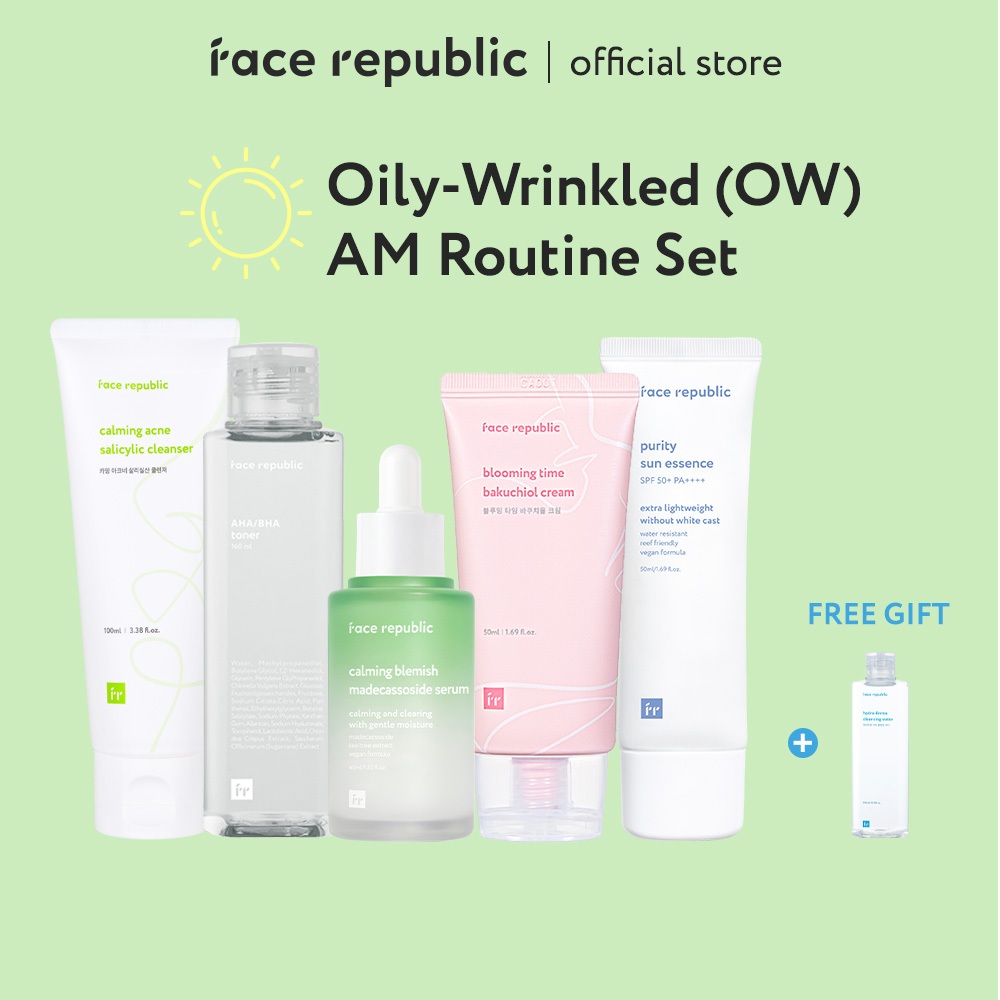 Face Republic OilyWrinkled Routine Set Shopee Malaysia