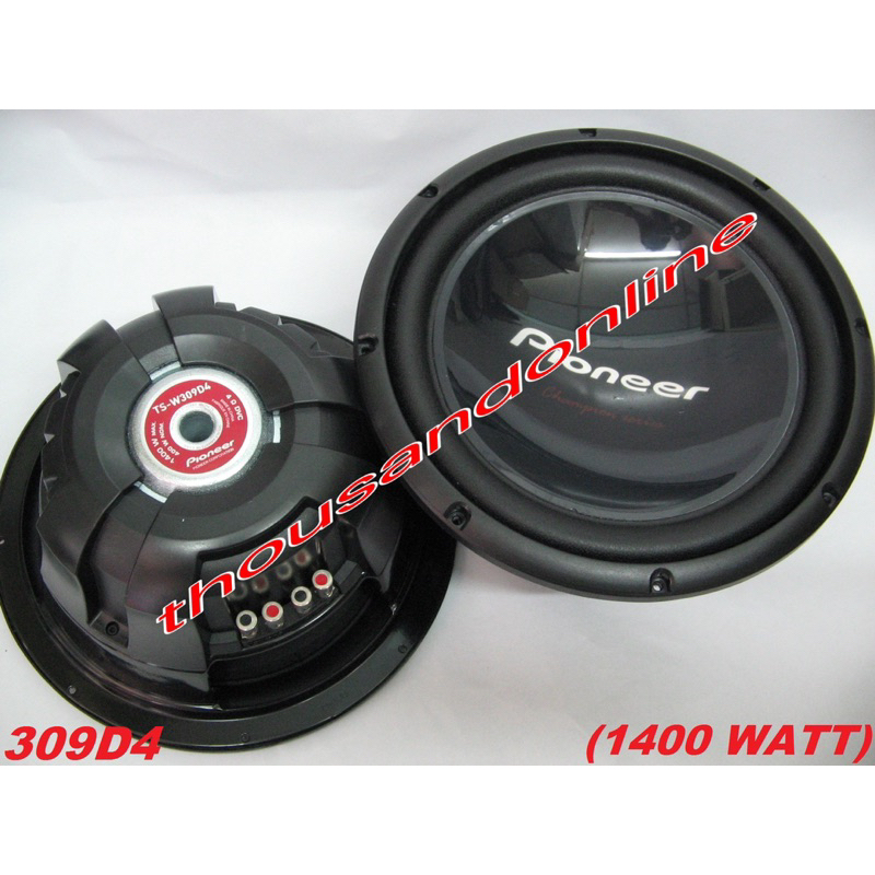 Pioneer double hot sale coil woofer