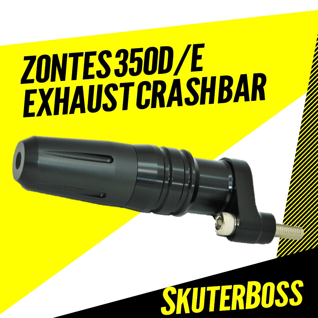 ZONTES 350 350D 350E Exhaust Slider Protector Anti-Fall Crashbar - View #10