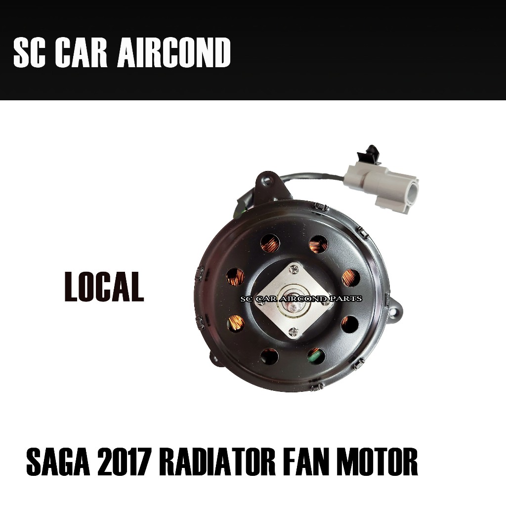 PROTON SAGA 2017 TAIWAN NEW RADIATOR FAN MOTOR (CAR AC) 2 WIRE | Shopee ...