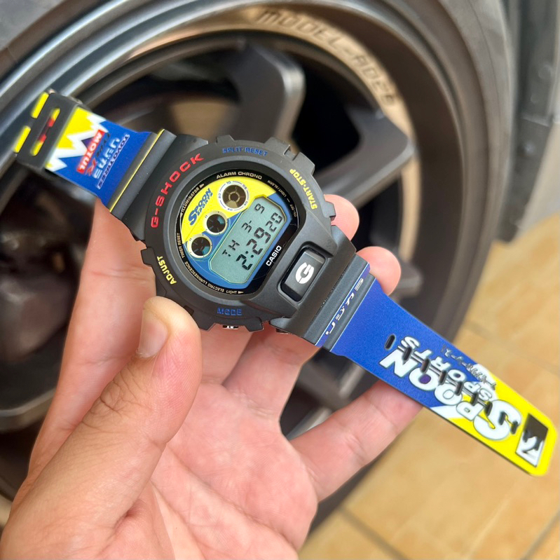 Hot Item) Gshk Custom Dw6900 Spoon jam tangan lelaki, free box