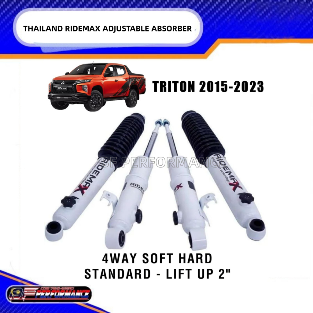 Thailand Ridemax Adjustable Absorber Step High Low Standard Lift Up Front Rear Heavy Duty