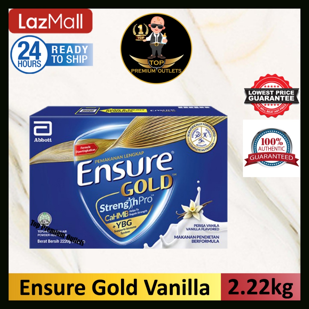 Ensure Gold (Vanilla / Wheat / Coffee) (2.22kg) Exp 06/2025 Shopee