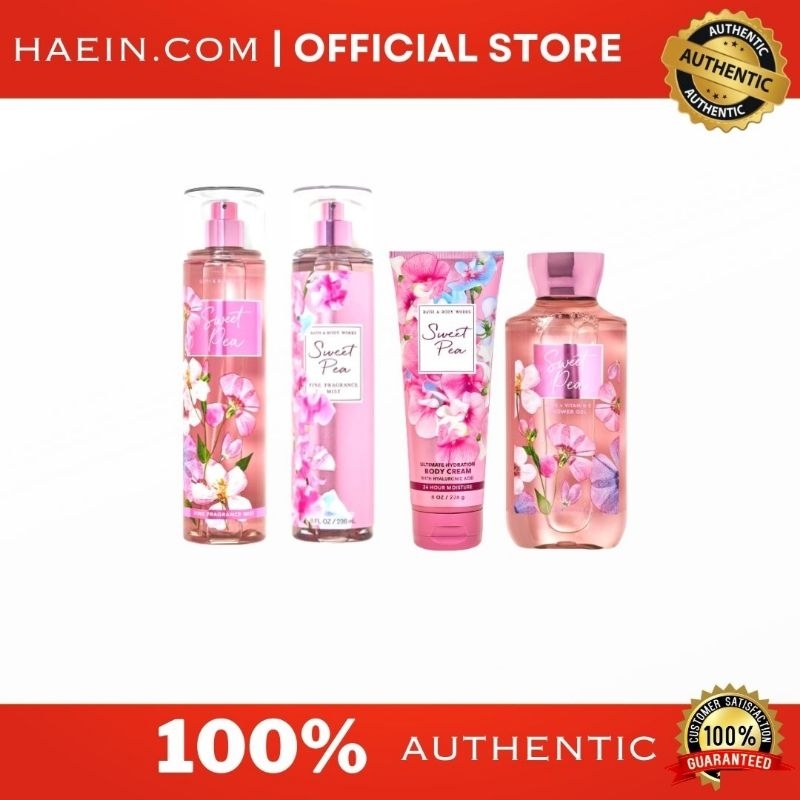 {SHIP-FAST}Bath and Body Works bbw Sweet Pea | ORIGINAL 100% | BAU SOFT ...