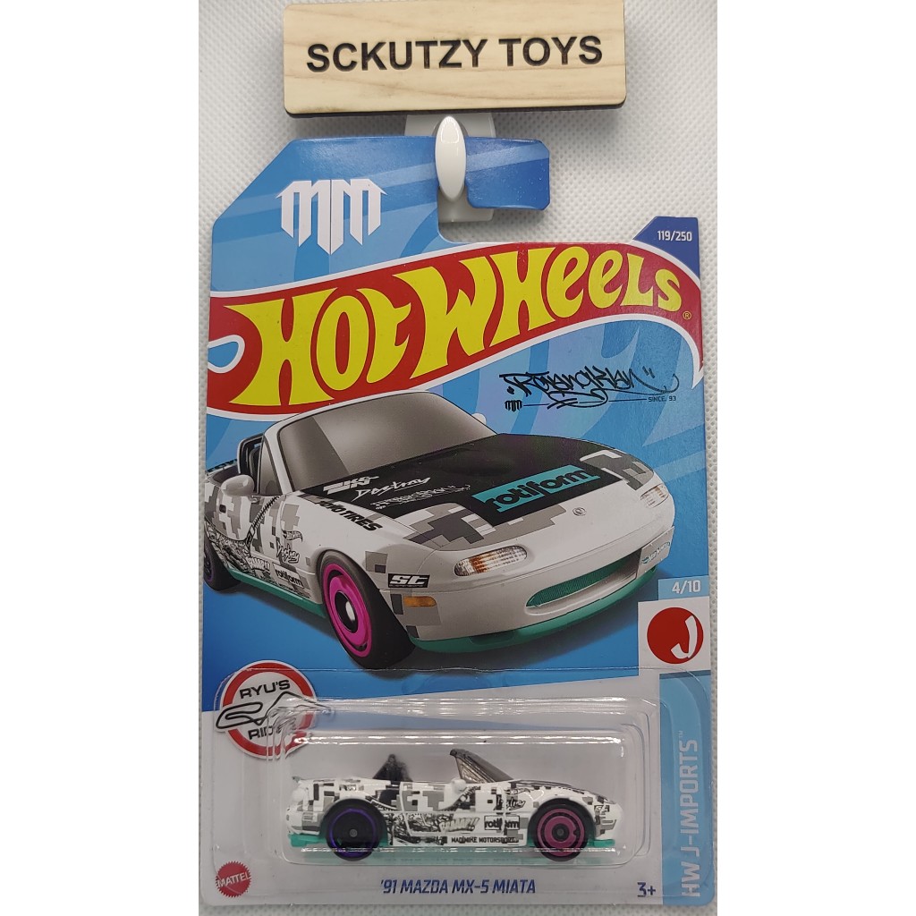 Hotwheels Mainline Case E Mazda Mx Miata Shopee Malaysia