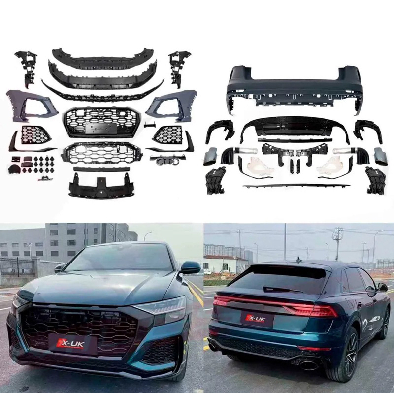 Audi Q8 SQ8 2018 2019 2020 2021 RSQ8 bodykit body kit front rear bumper