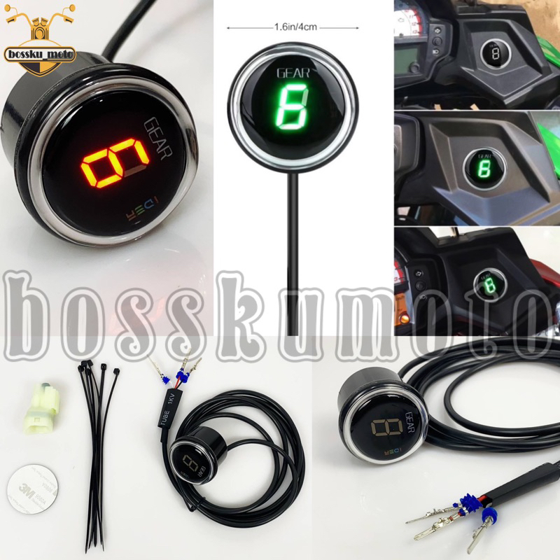 Motorcycle Round Gear Indicator For Kawasaki Versys 650 1000 Er6n Er6f