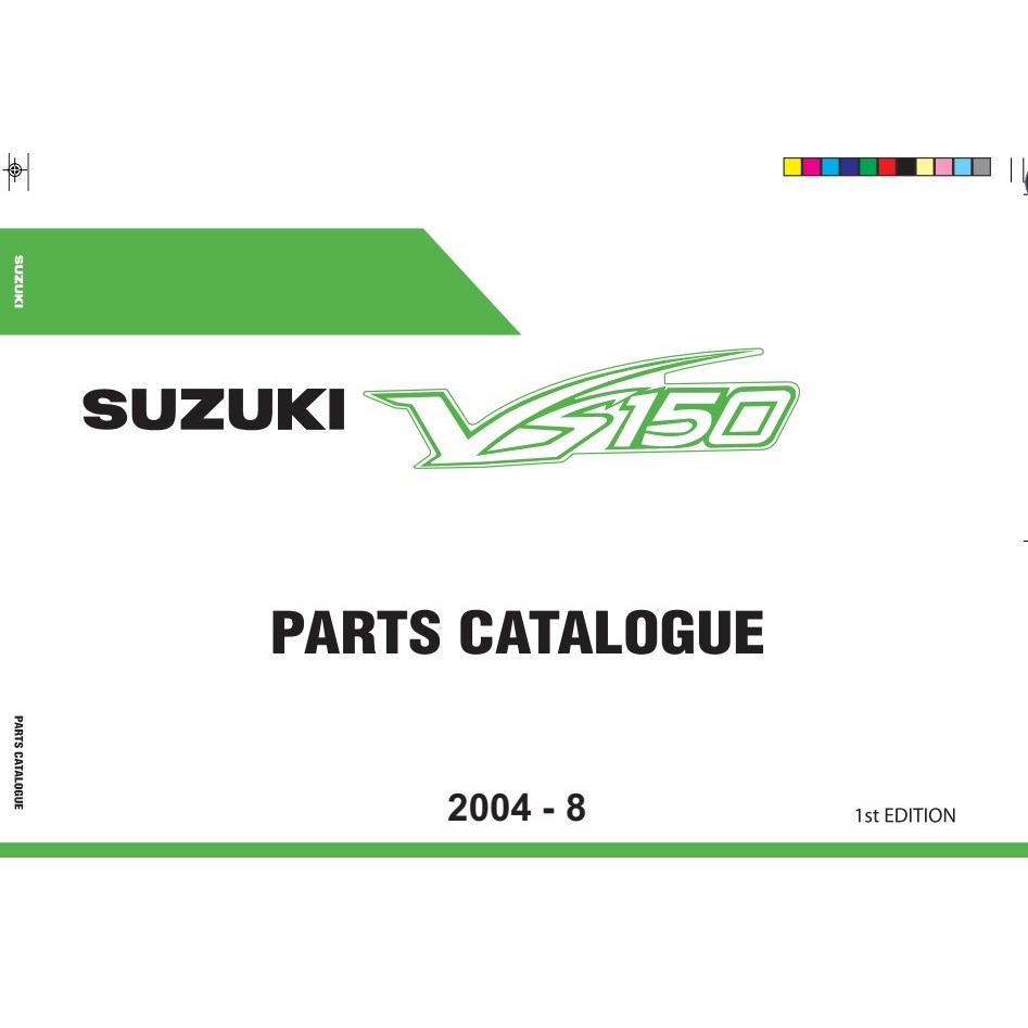 Suzuki VS150 VS 150 2000 - 2008 Parts Manual Catalogue | Shopee Malaysia