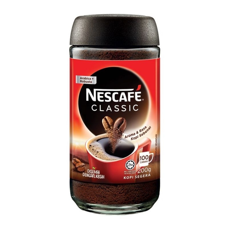 [Original] Nescafe Classic 200g jar | Shopee Malaysia