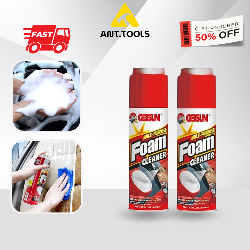Original GETSUN Multipurpose Foam Cleaner 650ML (Pencuci Pelbagai Guna