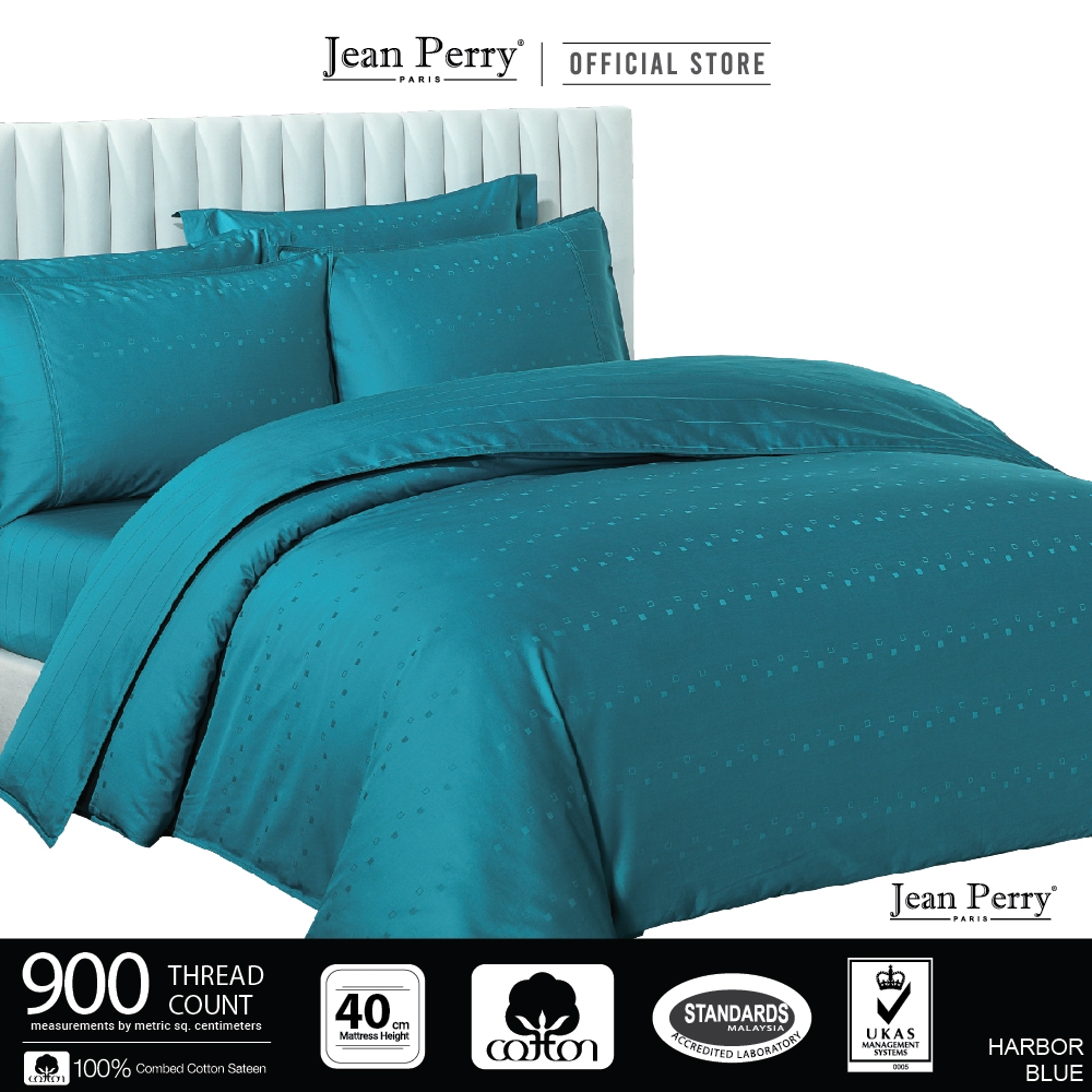 Jean Perry Coray 5 In 1 King Quilt Cover Set 100 Combed Cotton Sateen
