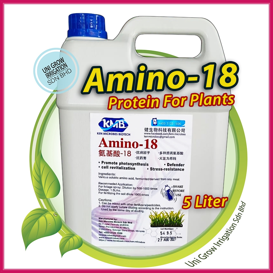 5 Liter Amino 18 Ekstrak Amino Asid Daripada Soya Ken Microbes 氨基酸18