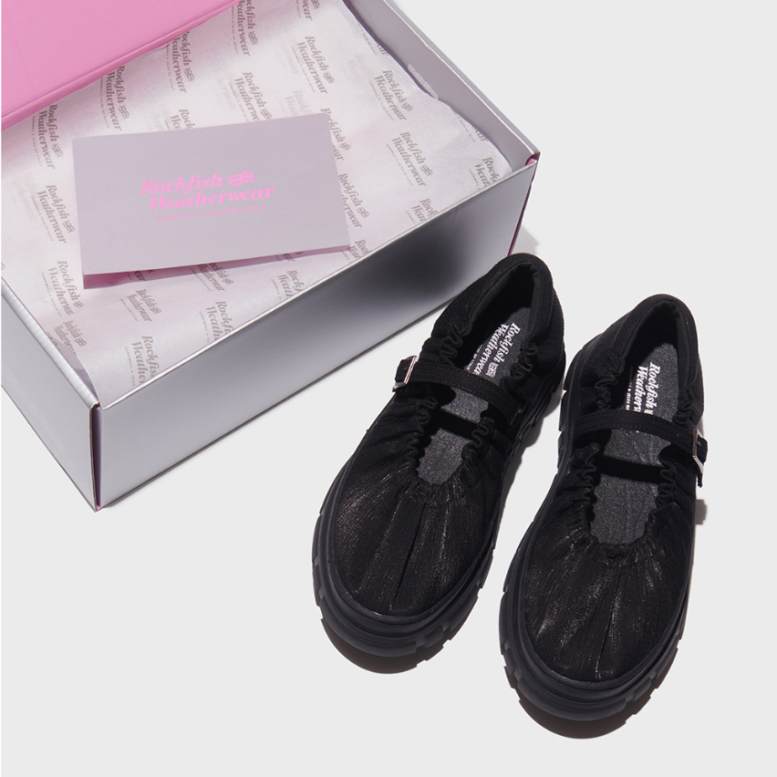 PreOrder Rockfish Weatherwear Korea Flatform Scrunch Maryjane (5