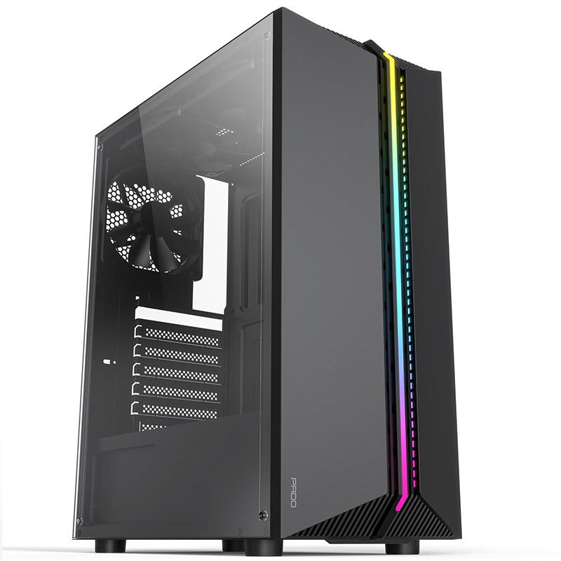 Micro Atx PC Case Gaming Computer Case gaming pc case Rainbow RGB ...