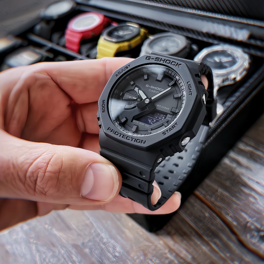 GA2100 TMJ G SK casi0 full black Series COPY ORI 1.1 V3 jam tangan perempuan jam tangan lelaki watch women watch man PGMall