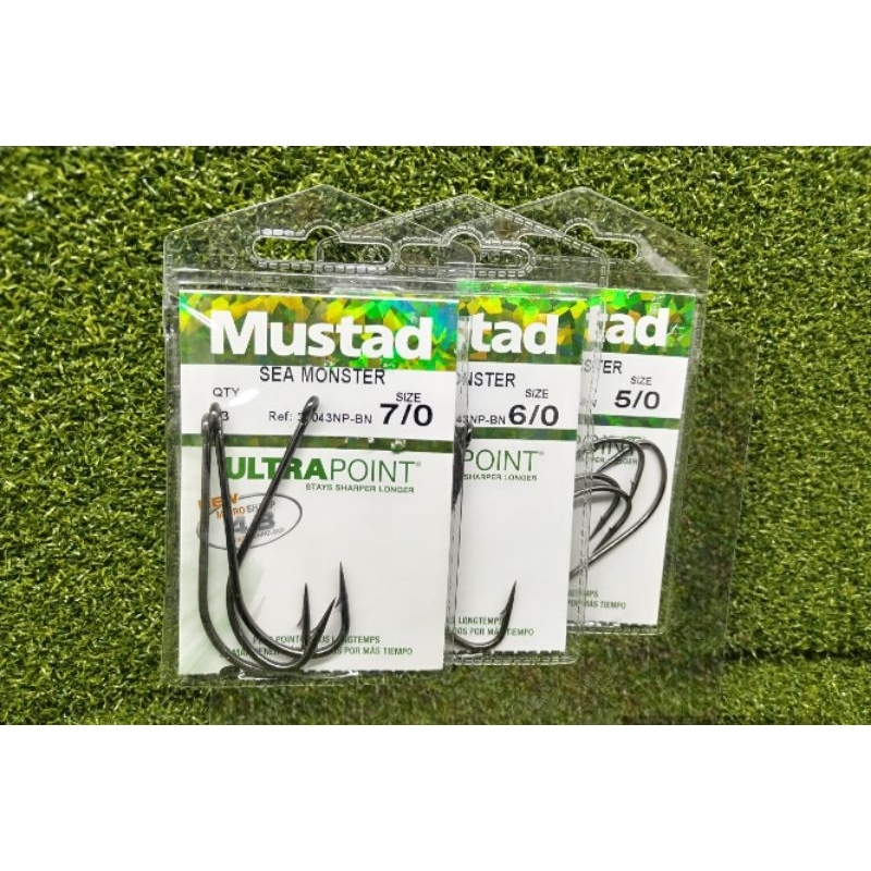 Crochets De Pêche Mustad 9606 O'Shaughnessy 10/0 - Lot De 86 - Pour Mer