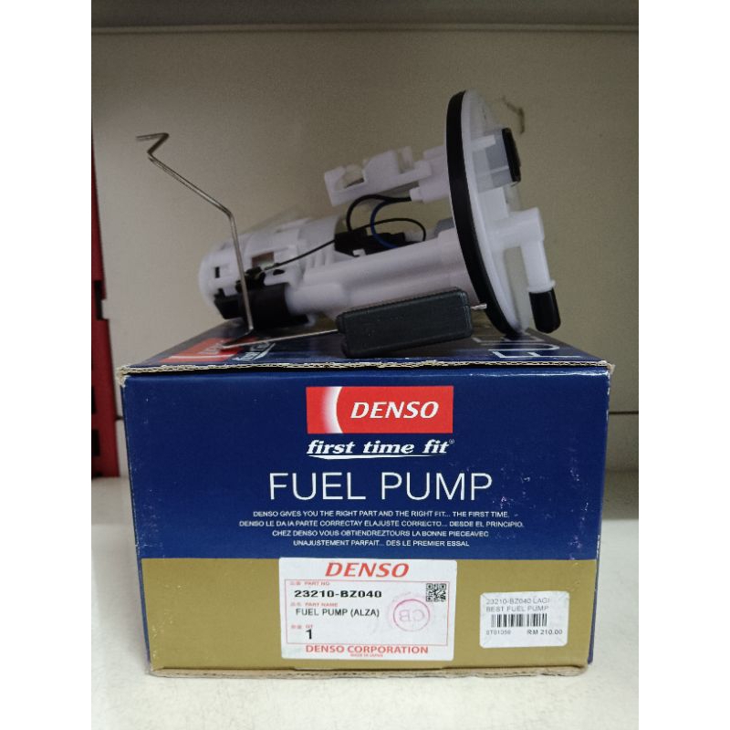 Perodua Alza 1.5cc 20092020 Denso Fuel Pump Shopee Malaysia