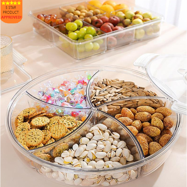Bekas Serving Makanan Lauk Mee Letak Kuih Raya Food Storage Organizer ...
