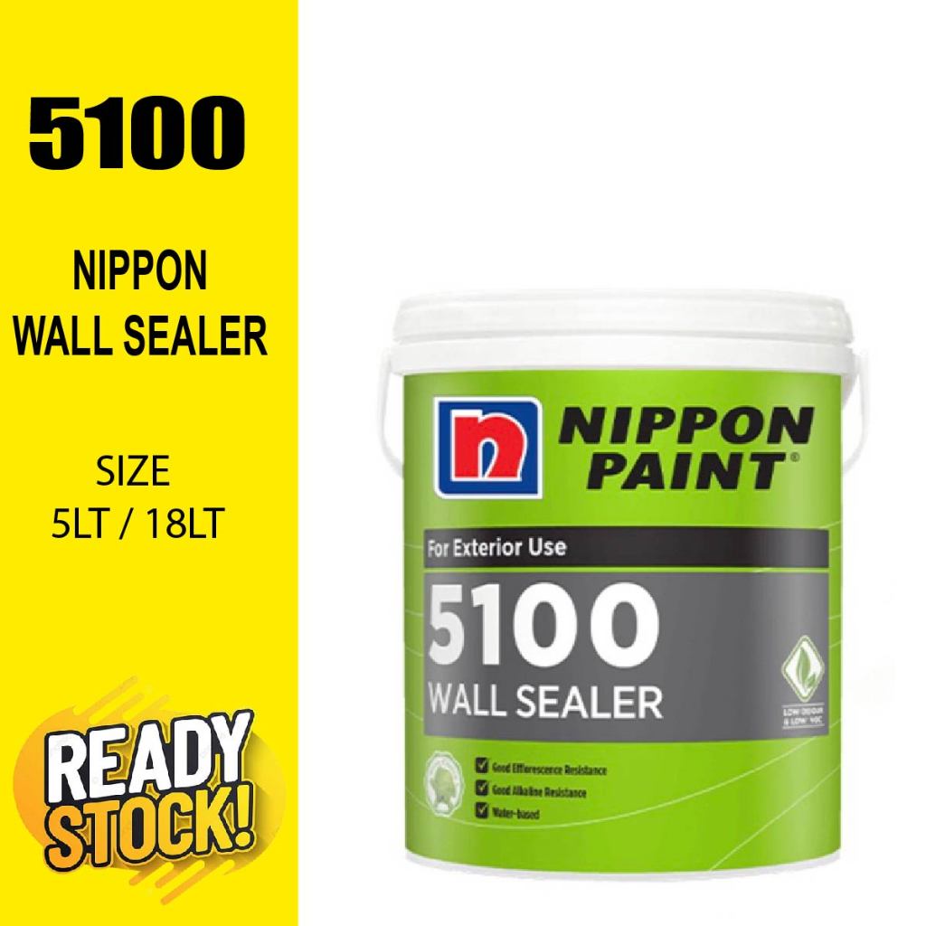 18Lt Nippon Wall Sealer 5100 Vinilex 18Lt or 5lt Ready Stock Original ...