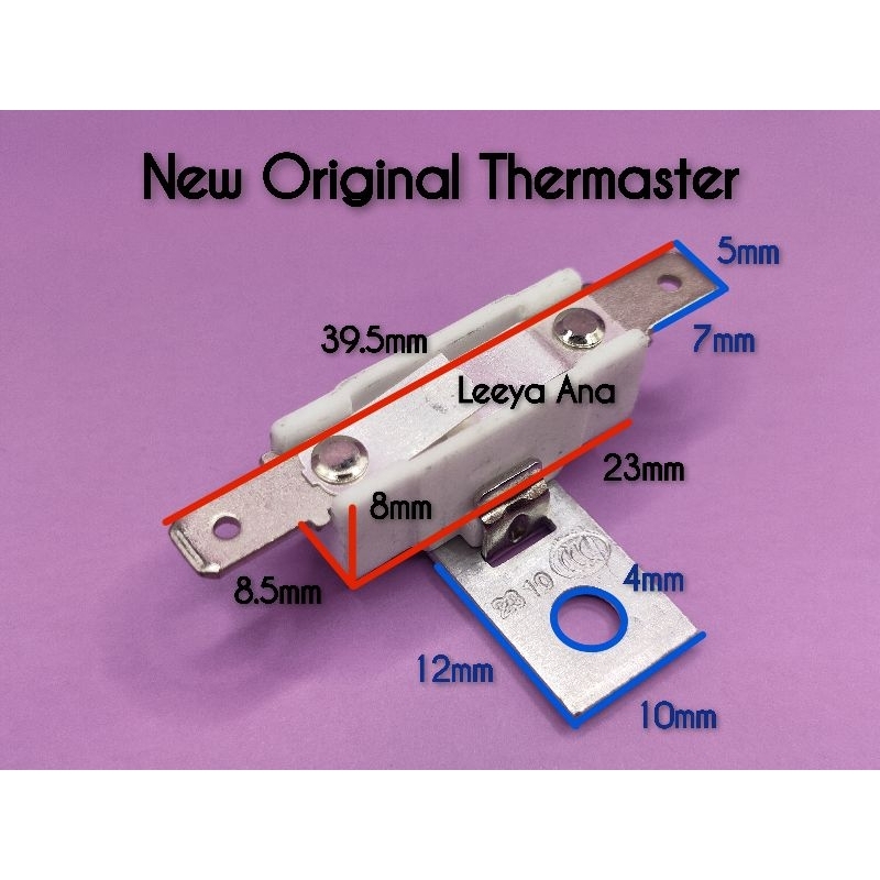 Thermal Cut Off (TCO) Thermaster TF255 TF260. Steam Iron Philips GC8755 ...