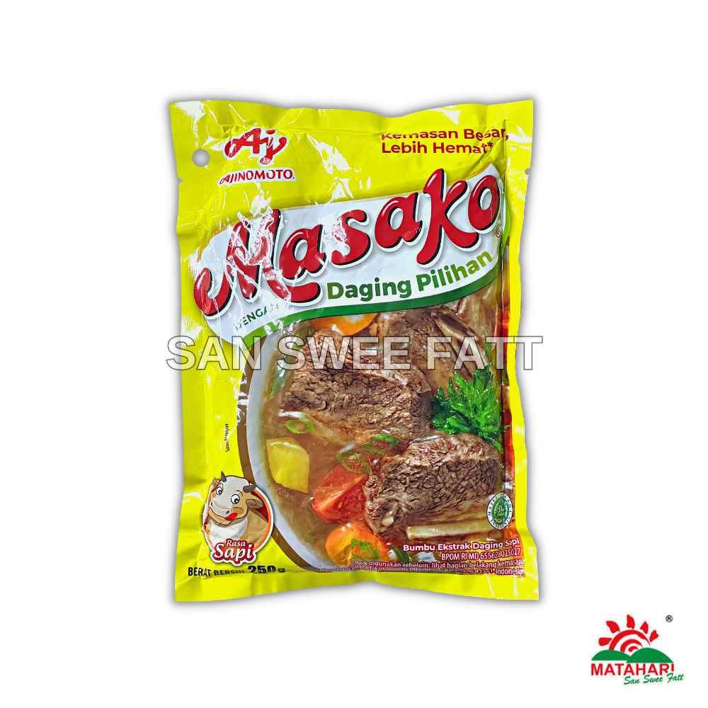 250g Ajinomoto Masako Cow Flavour Enhancers Dengan Daging Pilihan Rasa