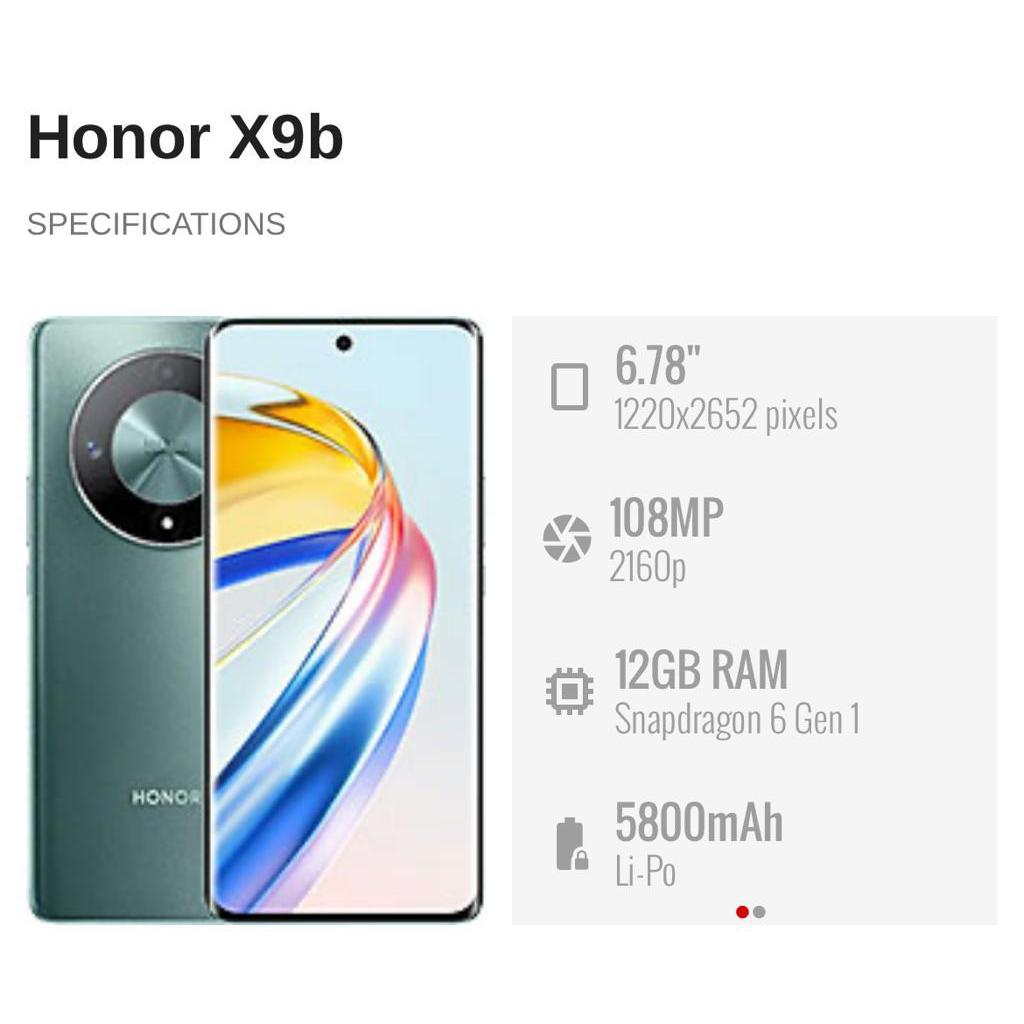 HONOR X9b 5G [12GB RAM | 256GB ROM] || [12GB RAM | 512GB ROM] || 1 Year ...