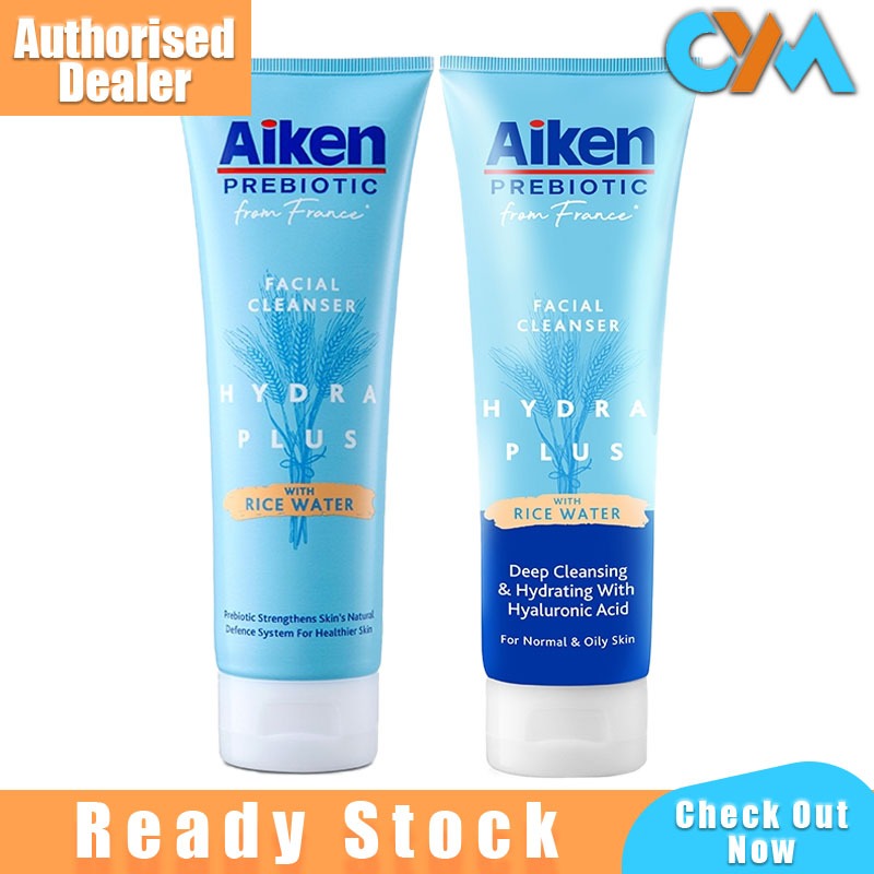 Aiken Prebiotic Foam Cleanser Hydra Plus Rice Water 120g Pembersih ...