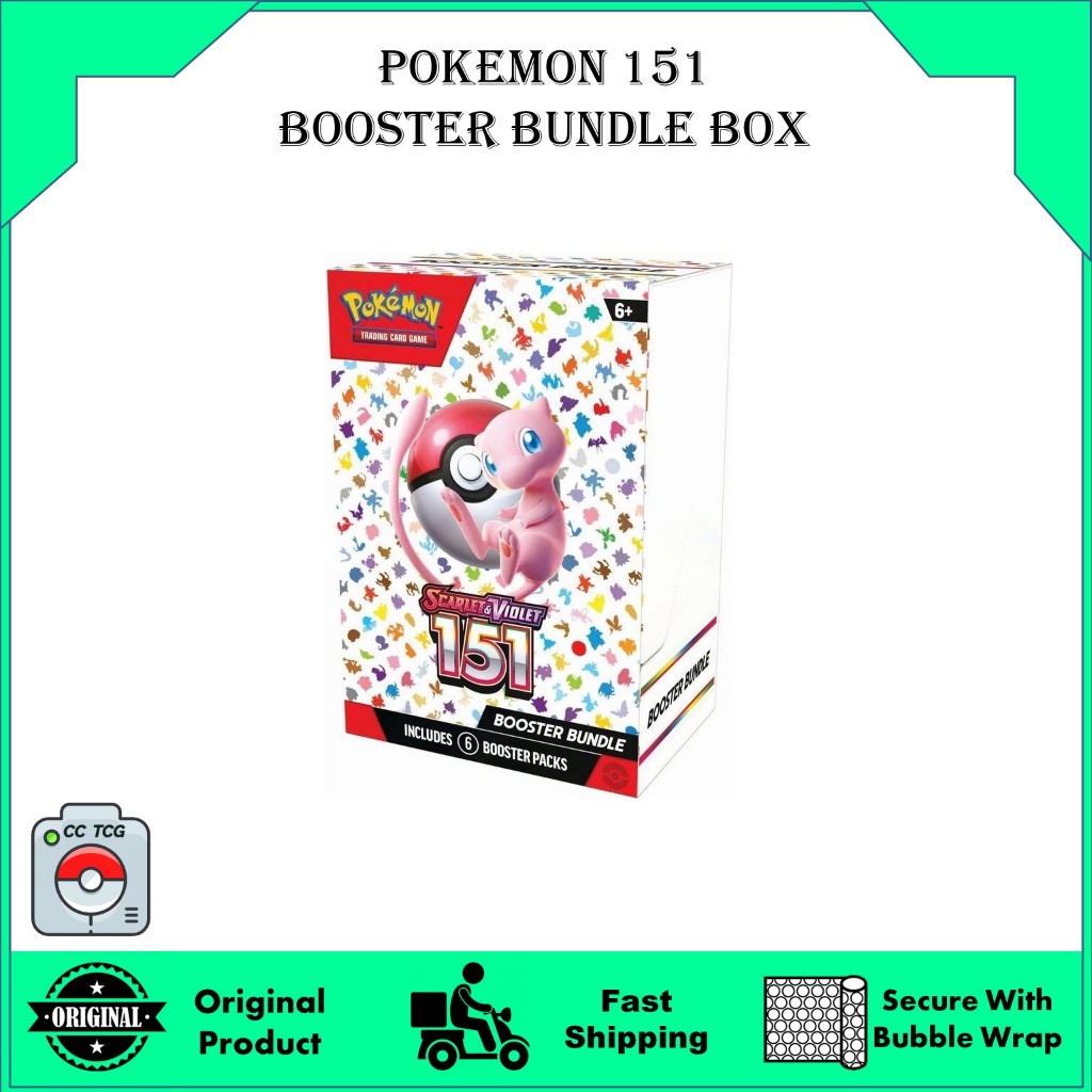 ORIGINAL Pokemon TCG: Scarlet & Violet 151 Booster Bundle | Shopee Malaysia