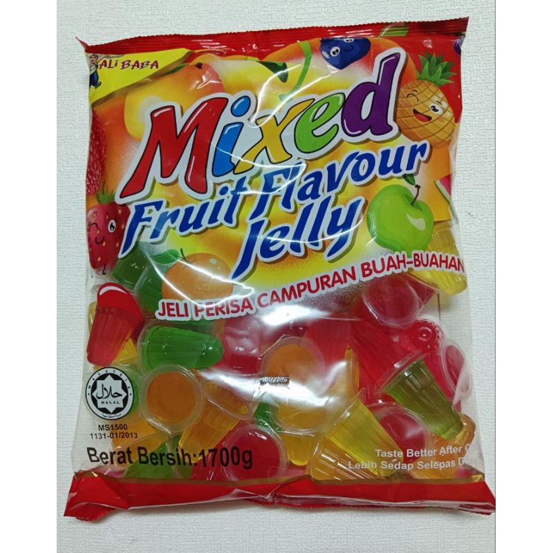 SUMI ALI BABA MIXED FRUIT FLAVOUR JELLY (1700G) | Shopee Malaysia