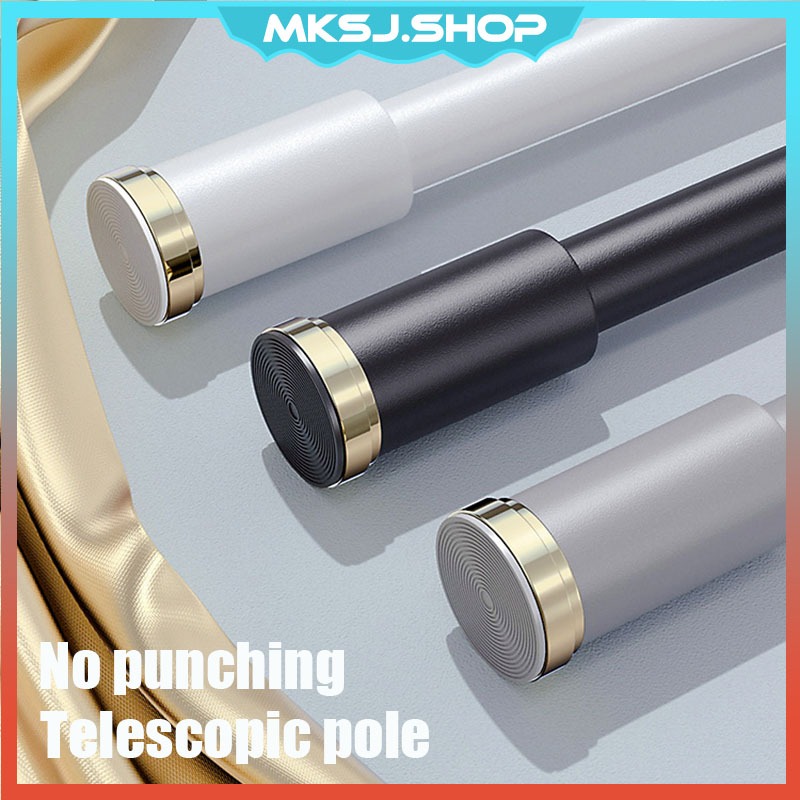 Curtain Rod Adjustable Stainless Steel Rod Single Langsir Rod for