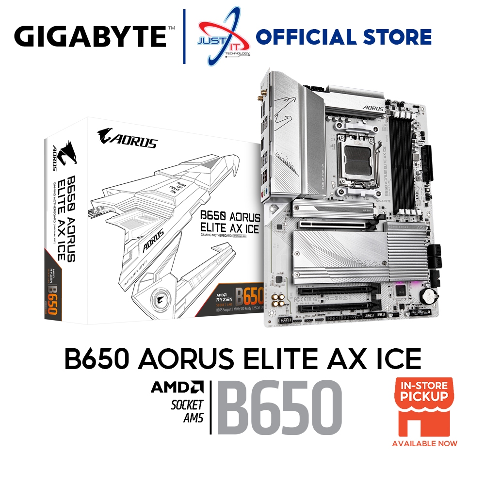 Gigabyte B650 AORUS ELITE AX ICE DDR5 Motherboard
